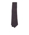 Zegna Square-pattern Tie In Black
