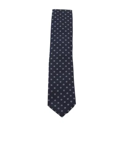 Zegna Pointed Tie In Gold
