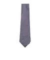 Zegna Pointed Tie In Blue