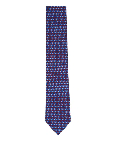Zegna Printed Tie In Multi