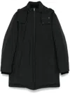 Zegna Puffer Coat In Black