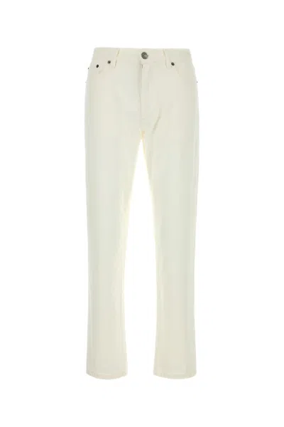 ZEGNA ZEGNA WHITE DENIM JEANS