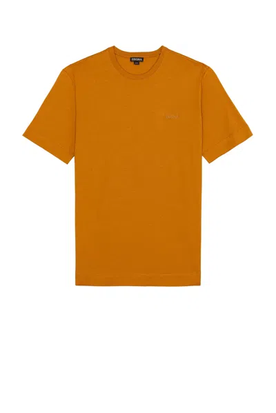 ZEGNA PURE COTTON T-SHIRT