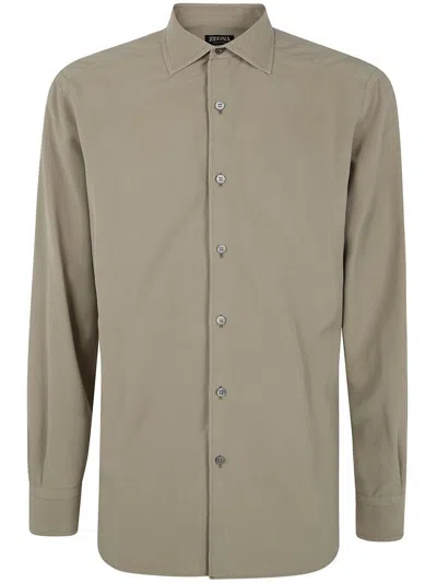 ZEGNA ZEGNA PURE SILK SHIRT