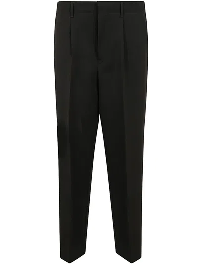 ZEGNA ZEGNA PURE WOOL PANTS CLOTHING