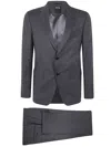 Zegna Z  Single-breasted Pressed Crease Tailored Suit In Grey