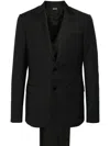 Zegna Wool Two-piece Suit In Gray