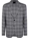 Zegna Wool And Linen Jacket In Gray