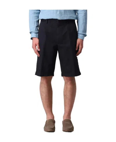 Zegna Rear Pocket Knee-length Shorts In Black