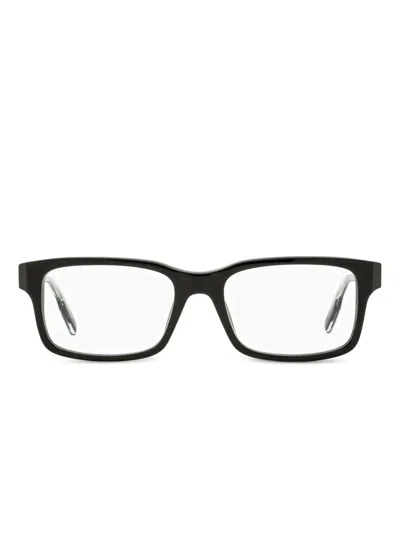 Zegna Rectangular-frame Glasses In Green