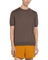 ZEGNA REGULAR FIT PREMIUM COTTON TEE