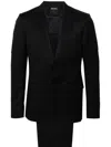 Zegna Wool Two-piece Suit In Black
