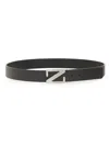 ZEGNA REVERSIBLE BELT WITH MONOGRAM "Z" BUCKLE