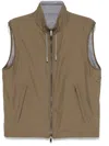 Zegna Reversible Gilet In Green