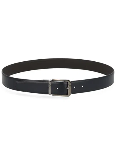 ZEGNA REVERSIBLE LEATHER BELT