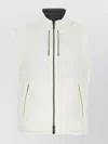 Zegna Reversible Sleeveless Jacket With Drawstring And Pockets