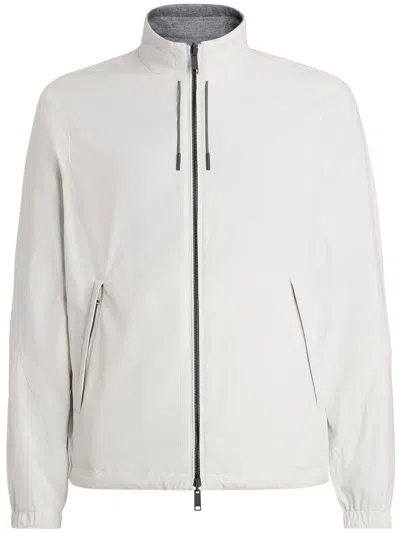 ZEGNA REVERSIBLE ZIP-UP BLOUSON