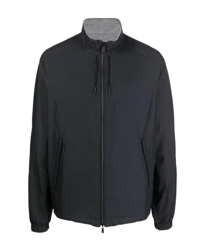 ZEGNA ZEGNA REVERSIBLE ZIPPED JACKET
