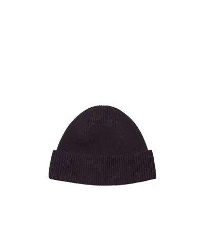 Zegna Rib Knitted Hat In Black