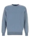 Zegna Cashmere Crew Neck Long Sleeve Sweater In Blue