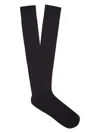 Zegna Ribbed Socks In Blue