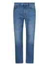 Zegna Men's Roccia Straight Leg Jeans In Blue