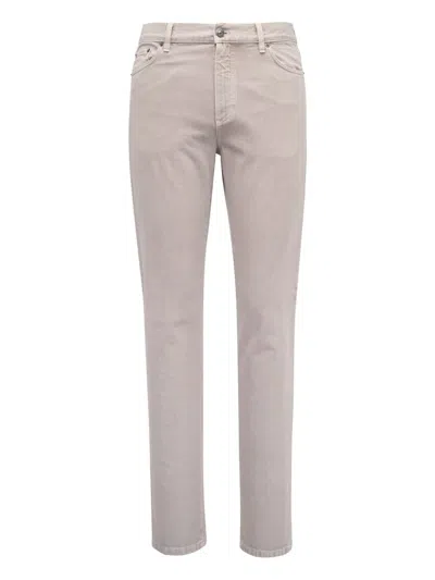 Zegna Roccia Jeans In Neutrals