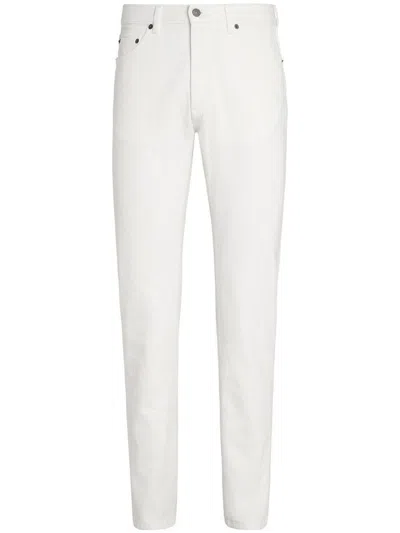 Zegna "roccia" Jeans In White