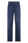 Zegna Men's Roccia Straight Leg Jeans In Navy