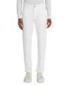 Zegna Roccia Stretch Slim Fit Jeans In White In White