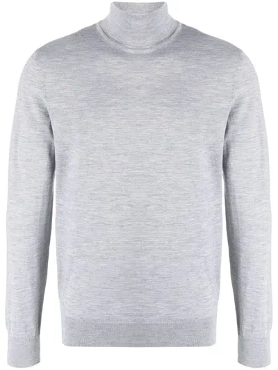Zegna Roll Neck Sweater In Grey
