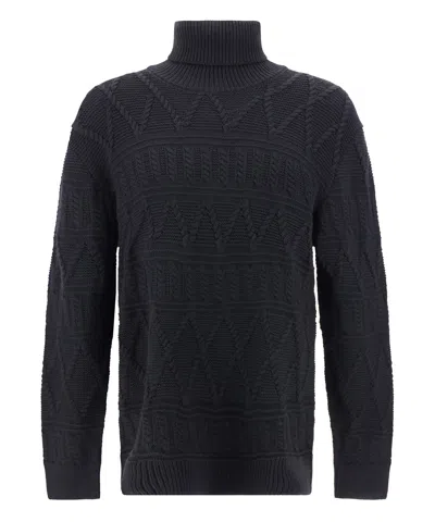 Zegna Roll-neck Sweater In Multicolor