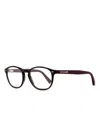 Zegna Round-frame Glasses In Black