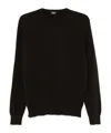 Zegna Cashmere And Silk Sweater In Black