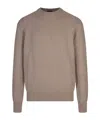 Zegna Wool Cashmere Sweater In Gray