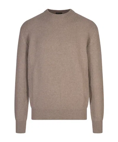ZEGNA Z ZEGNA LONG SLEEVED CREWNECK KNITTED JUMPER