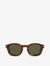 Zegna Round Frame Sunglasses In Green