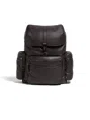Zegna Dark Brown Secondskin Special Backpack In Marron Foncé