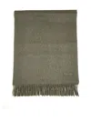 Zegna Cashmere Scarf In Verde Medio Unito