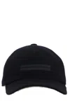 Zegna Cashmere Baseball Cap Curved Brim In Black