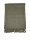 Zegna Cashmere Scarf In Verde Medio Unito