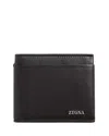 Zegna Secondskin Billfold Wallet In Dark Brown