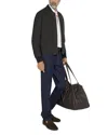Shop Zegna Secondskin Bomber Jacket In Black