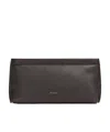 Zegna Secondskin Clutch Bag In Brown