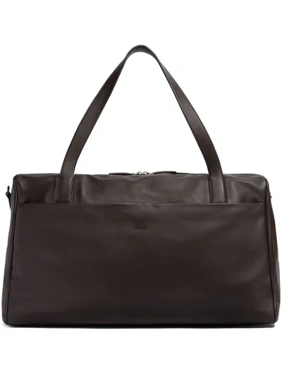 Zegna Secondskin Holdall In 褐色