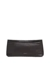 Zegna Secondskin Leather Pouch In Brown