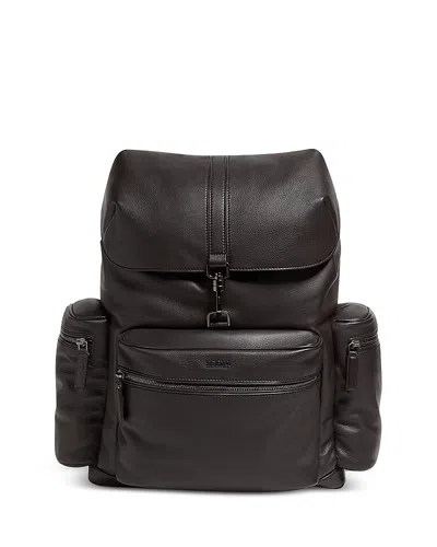Zegna Secondskin Special Backpack In Dark Brown