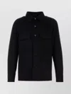 Zegna Pure Cashmere Overshirt In Black