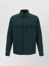 Zegna Camicia Con Tasche In Green