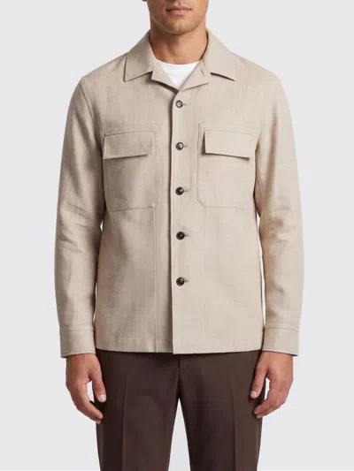 Zegna Shirt Men In Neutral